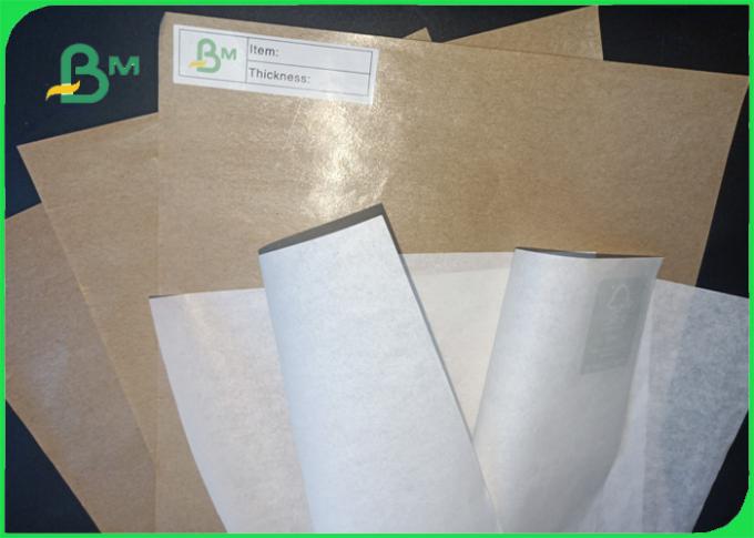 het voedselrang één van 30gsm 40gsm FSC kant bedekte wit kraftpapier-document in riem met een laag