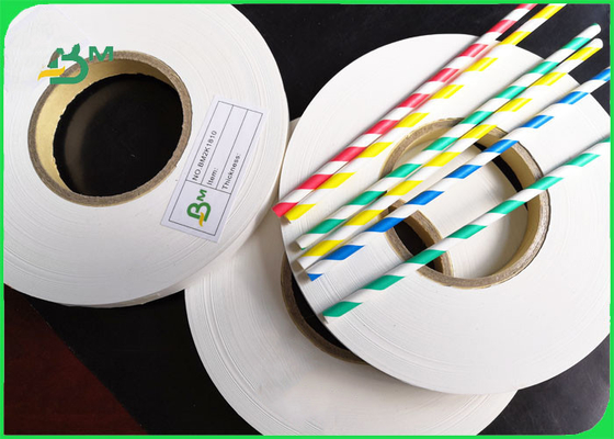 28GSM 27mm x 5000m Straw Wrapping Paper Roll For-de Rang van het Partijvoedsel