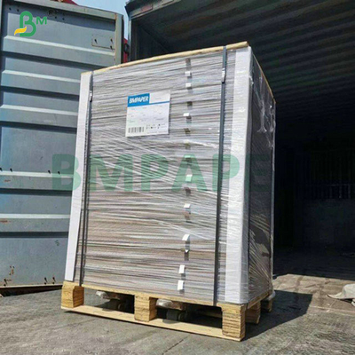 1.2mm 1.5mm 2 zijkant gecoat wit gelamineerd karton voor cosmetische verpakkingsdozen 70x100cm