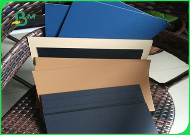 1.5mm Grey Board Sheets Laminated With Wit/kraftpapier/blauwe kleur
