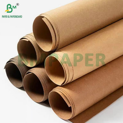 0.3mm 0.55mm 150cm Breedte Bruin Krimpels Voorgewassen Kraftstof Voor Handtassen