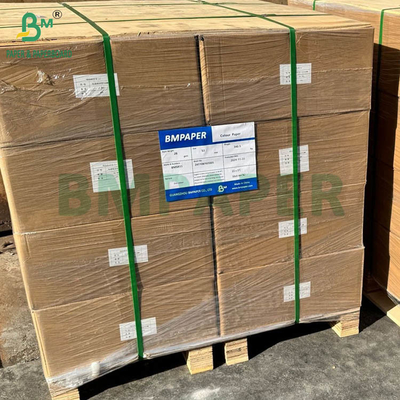 OEM-afdrukken 28 g stro-verpakkingspapier snijrol 44 mm kleurrijk kraftpapier voor voedsel