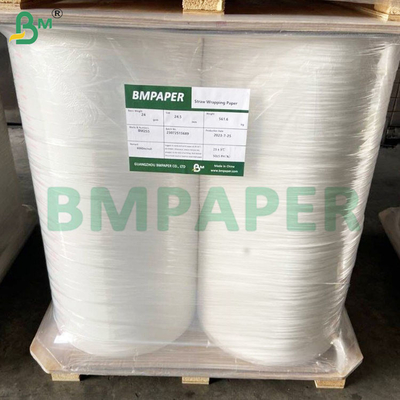 60/120 gsm Houtpulp Afdrukbaar Hoogstijf Straw Paper Rolls