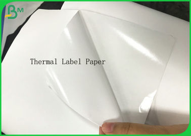 De lege Witte Waterdichte Thermische Etiketdocument Sticker rolt Zelfadhes-Streepjescodedocument