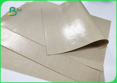 60g 150g 36“ Wit &amp; Bruin Kraftpapier-Document in Broodjes die Vochtbestendig PE met een laag bedekken