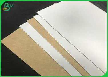Tik Opgeruimde van de het Karton Witte Stevige Oppervlakte van Kraftpapier Bruine de Kleurenrug voor Voedselvakje