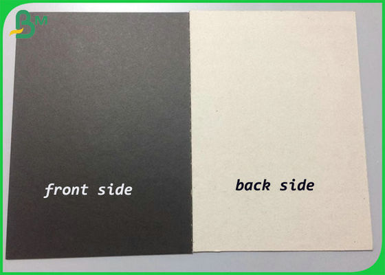 2mm 3mm Grey Back Laminated Black Paperboard recycleerden voor Archievenomslagen