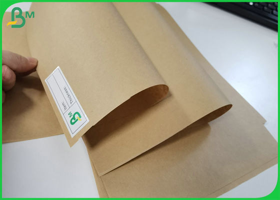 Document van kraftpapier van het veiligheids50g 60g het niet beklede voedsel bruine voor beschikbare snel voedselzak