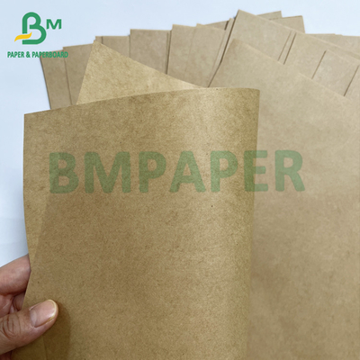 Sterk papier voor levensmiddelen 65 70 GSM Ongebleekt bruin verpakkingspapier