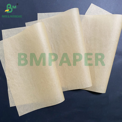 34 gm 40 gm vetvrij papier Kraft Bruin Sandwich Verpakkingsplaten Op maat