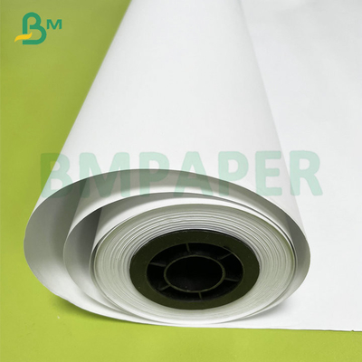 24# 28# Kleur affiche bekleed bond papier witte rol voor breedformaat inkjetprinter