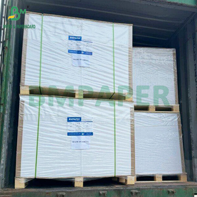 Hoogwit 70g 80g C1S eenzijdig glansend kunstpapier voor het afdrukken van etiketten