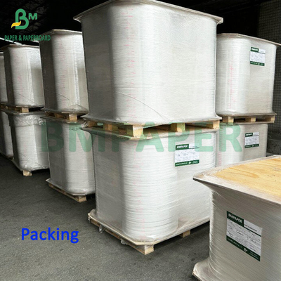 Glanzend hoogsterk wit kratfpapier 24 gsm 28 gsm voor stroomsluiting
