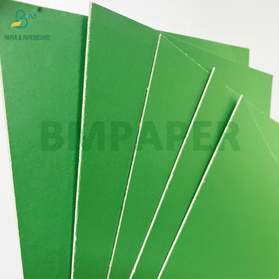 Goede stijfheid 1,2 mm Grijzige rug Groen gelakt karton Board gelaagd
