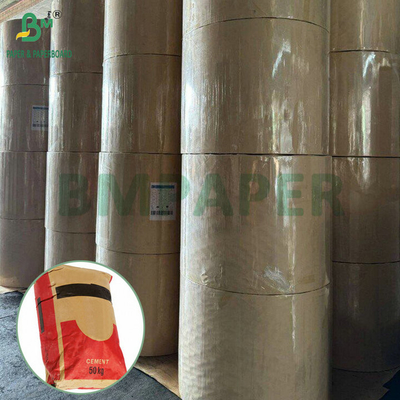 Vrouwelijke houtpulp 70 g 80 g 90 g Natuurlijk kraftcement zak papier rollen