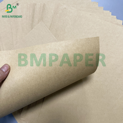 500 mm Hoge sterkte 70 90 GSM Bruin Puur Kraftpapier Rollen Pakketverpakking
