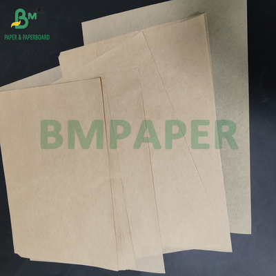 35 gsm 40 gsm Bruin vetvrij broodje verpakkingspapier voor voedselmandje 700 mm