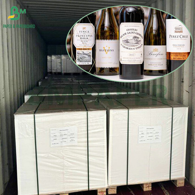 65 g 70 g waterdicht natte sterkte C1S etiket papier voor bierfles sticker