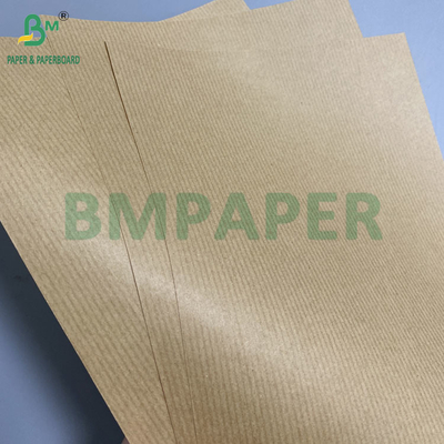80 gram bruin gestreepte kraftpapier cadeauverpakking eenzijdige glans uitstekende sterkte