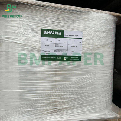 24 gsm 28 gsm Witte strofolie 27 mm x 5000 mm Goed trekvast