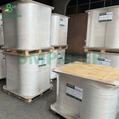 24 gsm 28 gsm Witte strofolie 27 mm x 5000 mm Goed trekvast