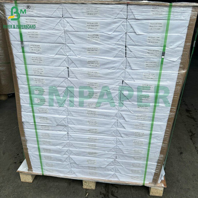 60# Glanzend afwerkingsmateriaal, eenzijdig bedekt C1S-papier, witte drukplaat