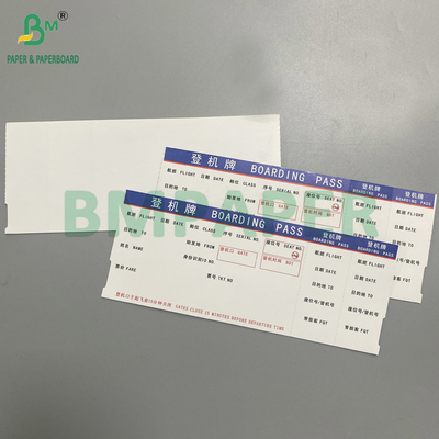 175 g Boarding Pass Thermal Cardboard Blank Wit 18,8 cm X 8,3 cm 500 bladen per verpakking