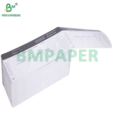 175g 18,8cm x 8,3cm Thermal Blank Boarding Pass Customized Goedkope vliegtickets