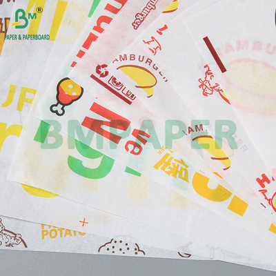 38 gram vetvast hamburger voedselverpakking gewassen papier