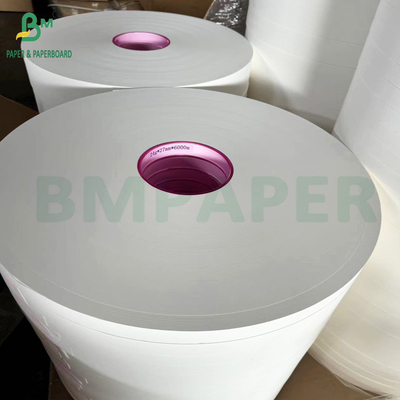 Biologisch strooppapier wrappapier 28 gram 32 mm x 6000 m rol Wit kleur
