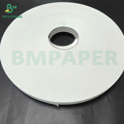 Biologisch strooppapier wrappapier 28 gram 32 mm x 6000 m rol Wit kleur