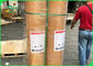 Rekupereerbare Wasbare Kraftpapier-Voeringsdocument Stof voor het Winkelen Zakken