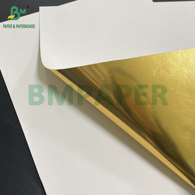 70 g Metallized Beer Label Paper Aluminium Coated 1 Side White Back
