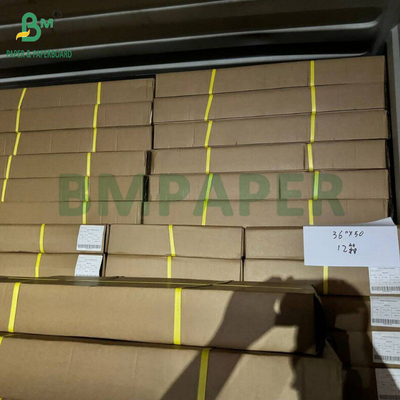 20# Plain White Bond Paper Roll voor grootformaat inkjetprinters 24 In x 150 Ft