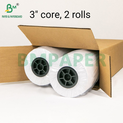 20# Plain White Bond Paper Roll voor grootformaat inkjetprinters 24 In x 150 Ft
