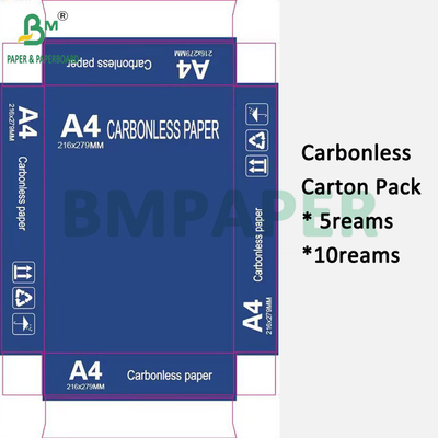 Digital Carbonless Paper Image Zwart 75g 78g A4 Legal Size Originele CB Intermediate CFB Finale CF Paper