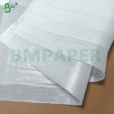 Wit glaspapier halfdoorzichtig papier voor koffie- en cakeverpakkingen