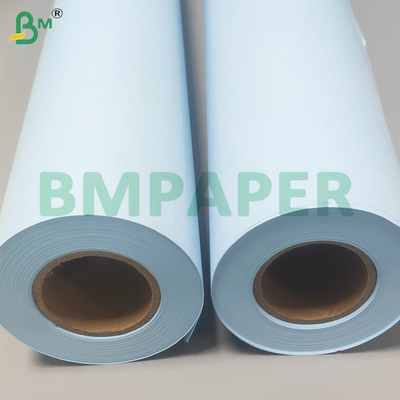 20 lb Stijfheid Blauwdrukpapierrol voor CAD-plottering 610 mm breed