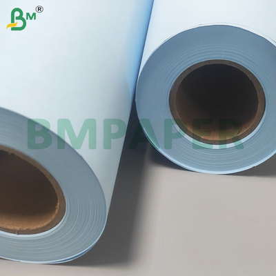 20 lb Stijfheid Blauwdrukpapierrol voor CAD-plottering 610 mm breed