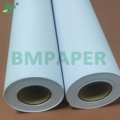 610 mm breedte Wit CAD Plotter papier rollen met nauwkeurig drukwerk