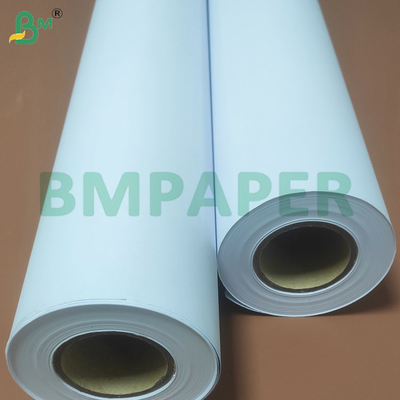 610 mm breedte Wit CAD Plotter papier rollen met nauwkeurig drukwerk