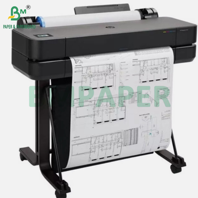 24" x 150" CAD 20lbs Bond Inkjet Wide Format Plotter Paper Voor Grafiek 2′′ CORE