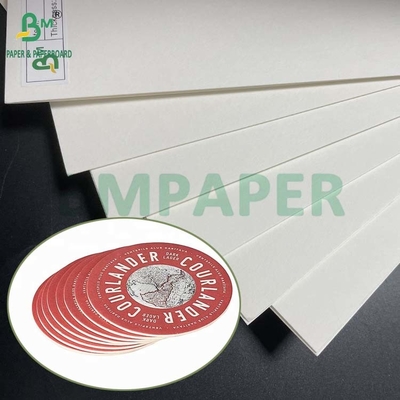 35PT 40PT Natuurlijk wit absorberend pulpboard voor het maken van coaster
