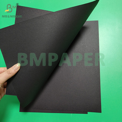 110 gm 180 gm Dubbelzijdig bedekt zwart karton voor het maken van kunstmatig vouwpapier