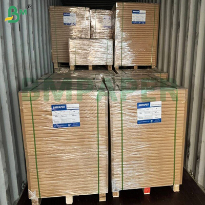 60 gm Bruin gestreepte Kraft cadeauwrap Eenzijdige glanzende afwerking Superieure duurzaamheid Hoge sterkte