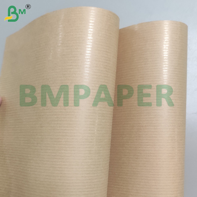 Glat oppervlak Bruin gestript kraftpapier voor het verpakken van bloemen