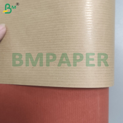 Glat oppervlak Bruin gestript kraftpapier voor het verpakken van bloemen