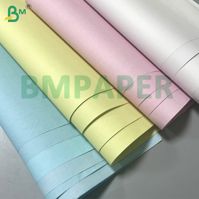 50-120 gsm Duidelijke afbeelding gecoate koolstofvrije NCR kopieerpapier CB / CF / CFB rollen voor facturen en bonnen factuur afdrukken