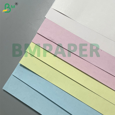 50-120 gsm Duidelijke afbeelding gecoate koolstofvrije NCR kopieerpapier CB / CF / CFB rollen voor facturen en bonnen factuur afdrukken