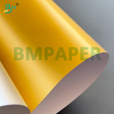 Metalen goud kartonnen papier 250 gram 92 lb Spiegel afwerking oppervlak